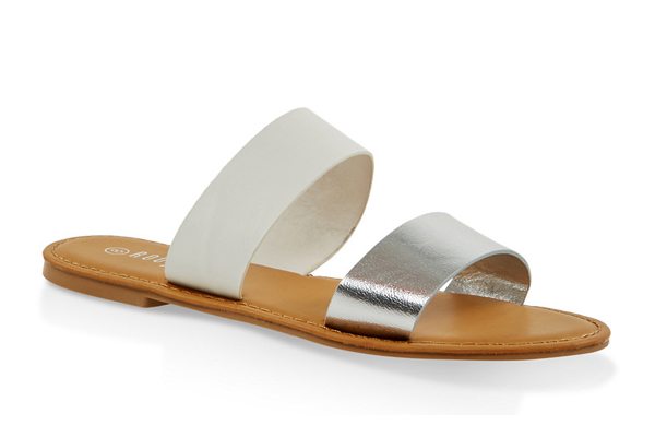 Two Band Slide Sandals