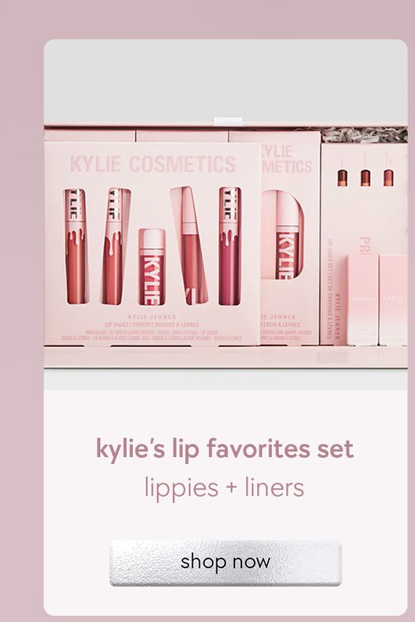 shop kylie's lip favorites set