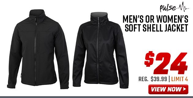 Pulse Men's or Women's Soft Shell Jacket