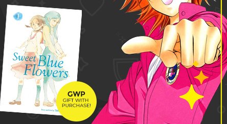 Sweet Blue Flowers Manga Volume 1 + GWP