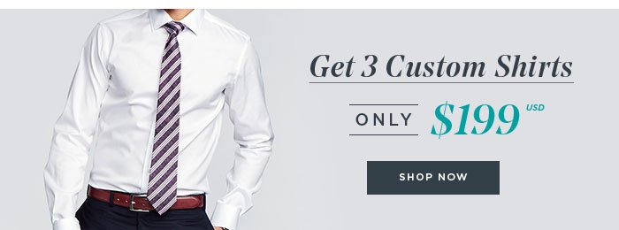 Get 3 Custom Shirts