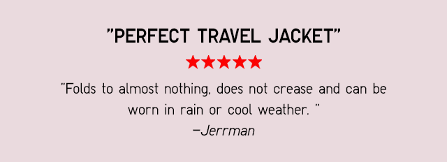 PERFECT TRAVEL JACKET