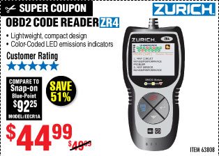  ZR4 OBD2 Code Reader 