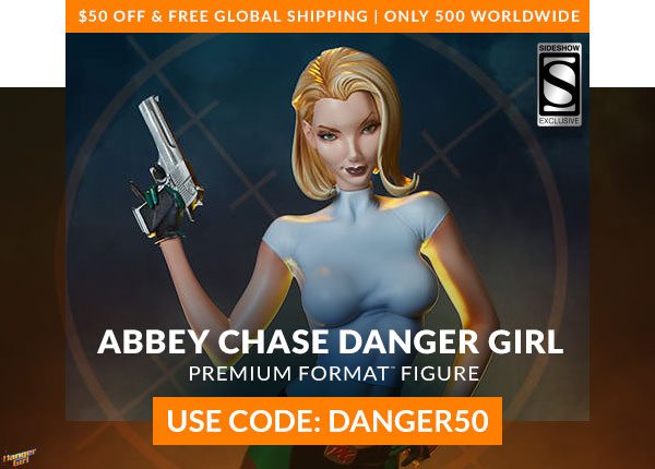 $50 OFF & FREE GLOBAL SHIPPING | ONLY 500 WORLDWIDE Sideshow Exclusive Abbey Chase - Danger Girl - Premium Format Figure