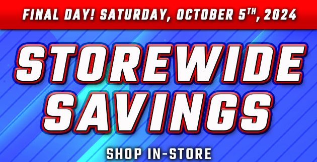 Storewide Savings!