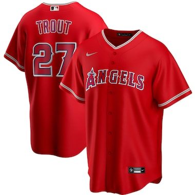 Nike Mike Trout Los Angeles Angels Red Alternate 2020 Replica Player Jersey