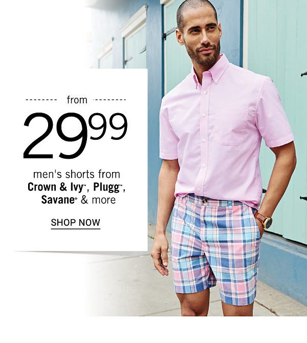 Men's shorts from Crown & Ivy™, Okugg, Savane & more from $29.99. Shop Now.