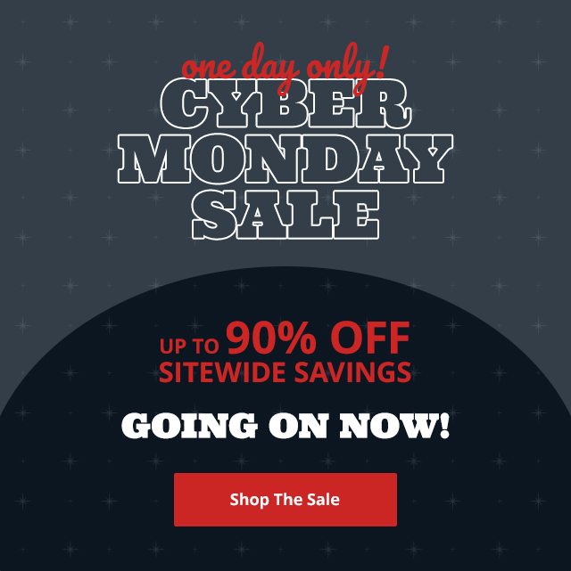 Cyber Monday Sale! Save Up To 90% Off!