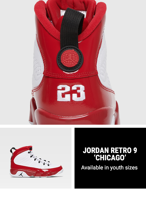 Jordan Retro 9 'Chicago' drops tomorrow 