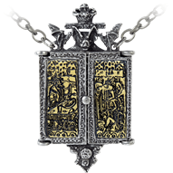 Balkan Triptych Icon Locket