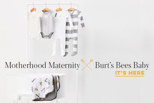 The Motherhood X Burt's Bees Baby Collection is here!