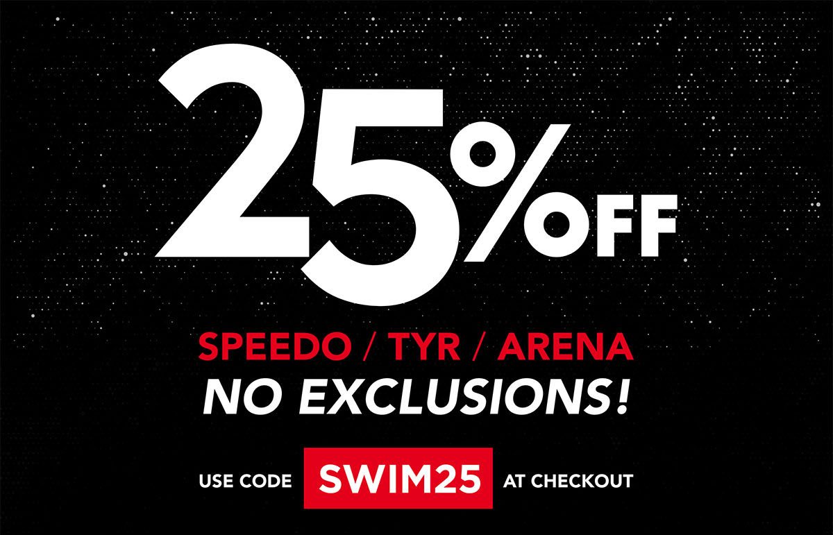 Hero - 25% Off Speedo, TYR & Arena