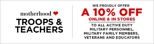 In store exclusive: 10% off military discount to all veterans, active duty military personnel and family members