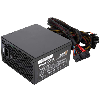 PowerSpec 650 Watt 80 Plus Bronze ATX Power Supply