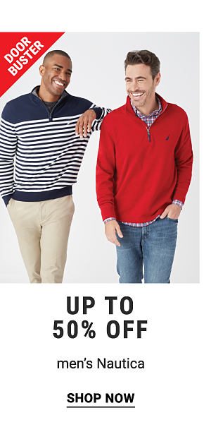 Doorbuster - Up to 50% off men's Nautica. Shop Now.