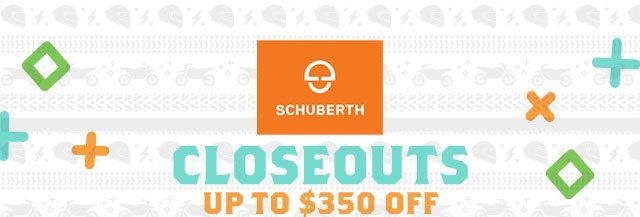 Schuberth Closeouts Up to $350 Off