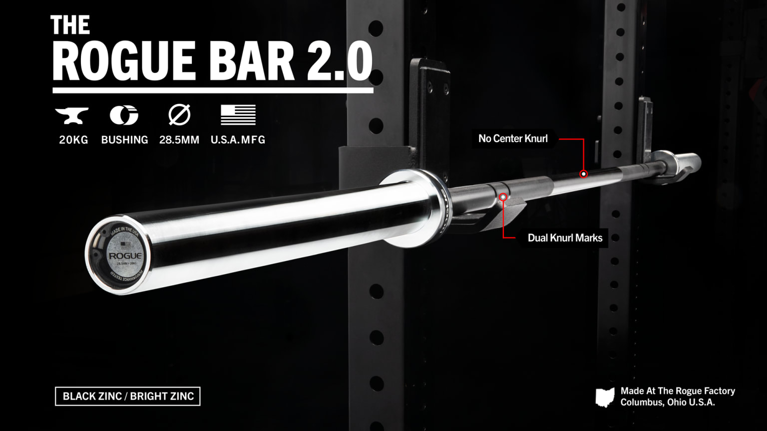 The Rogue Bar 2.0 - Black Zinc