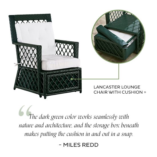 Lancaster Lounge Chair with Cushion