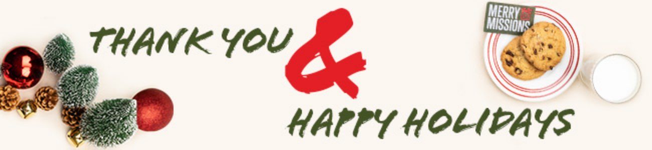 Thank You and Happy Holidays!
