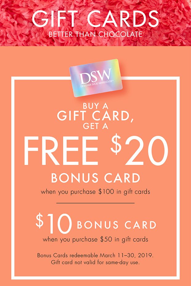 Free $20 Bonus Card