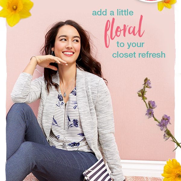 Add a little floral to your closet refresh