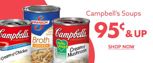 $0.95 Campbells Soups