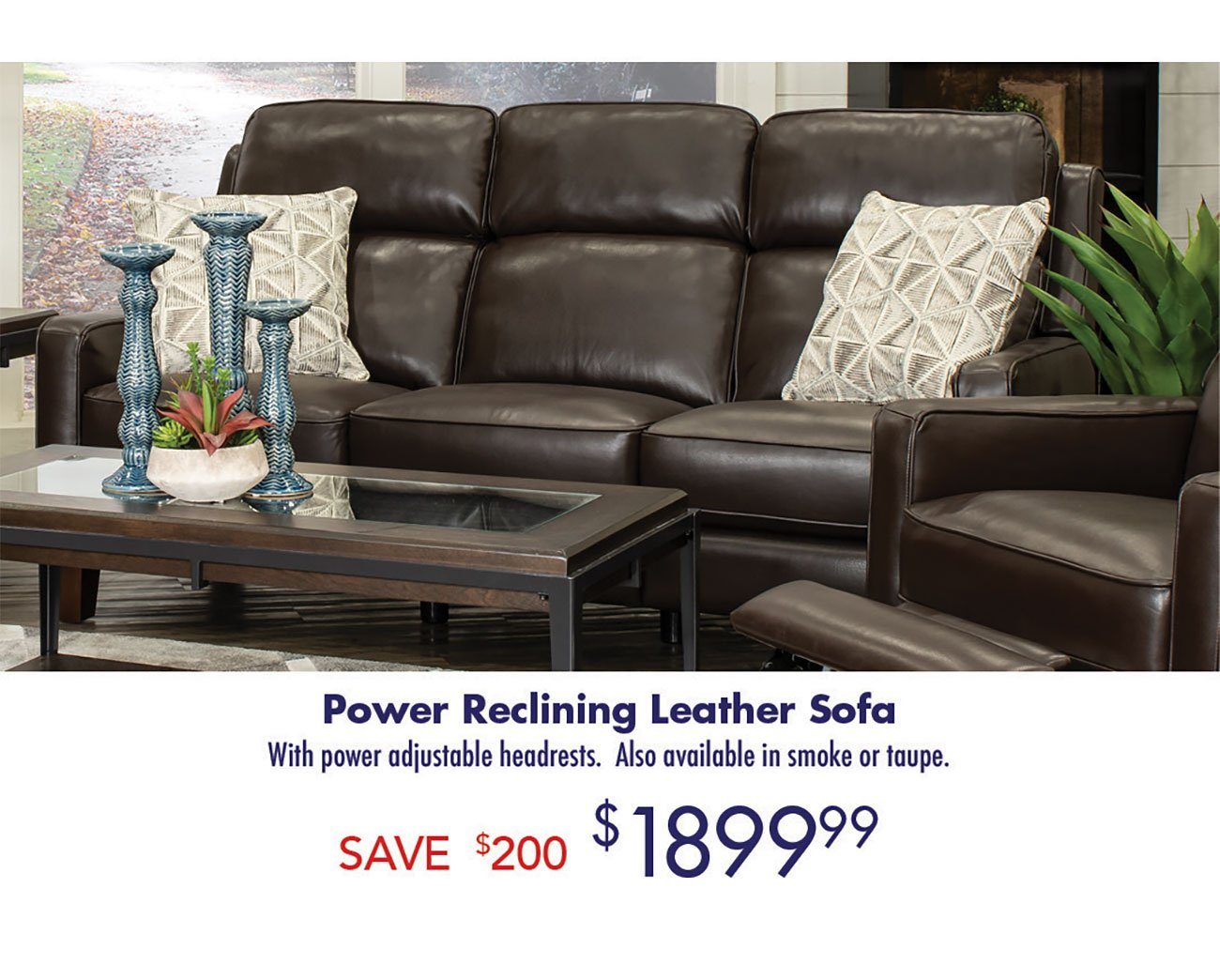 Brown-Power-Reclining-Sofa