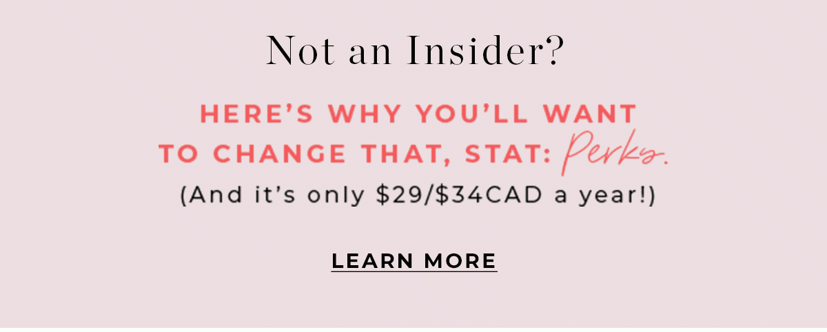 Not an insider? LEARN MORE
