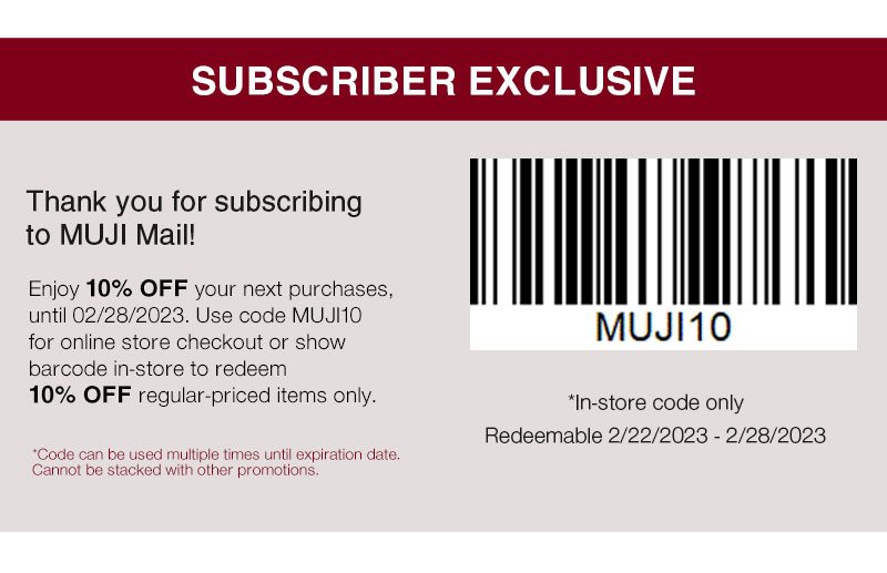 Show Barcode In Stores to Get 10% OFF