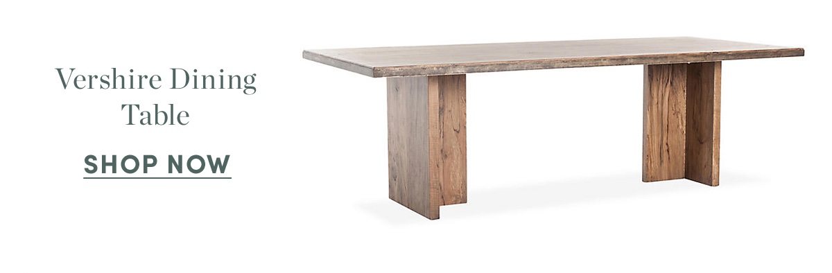 Vershire Dining Table, Natural