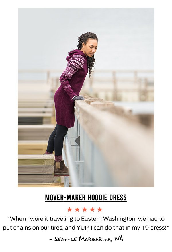 Mover Maker Hoodie Dress >