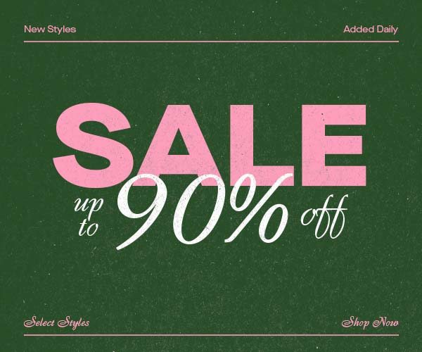 SALE UP TO 90% OFF