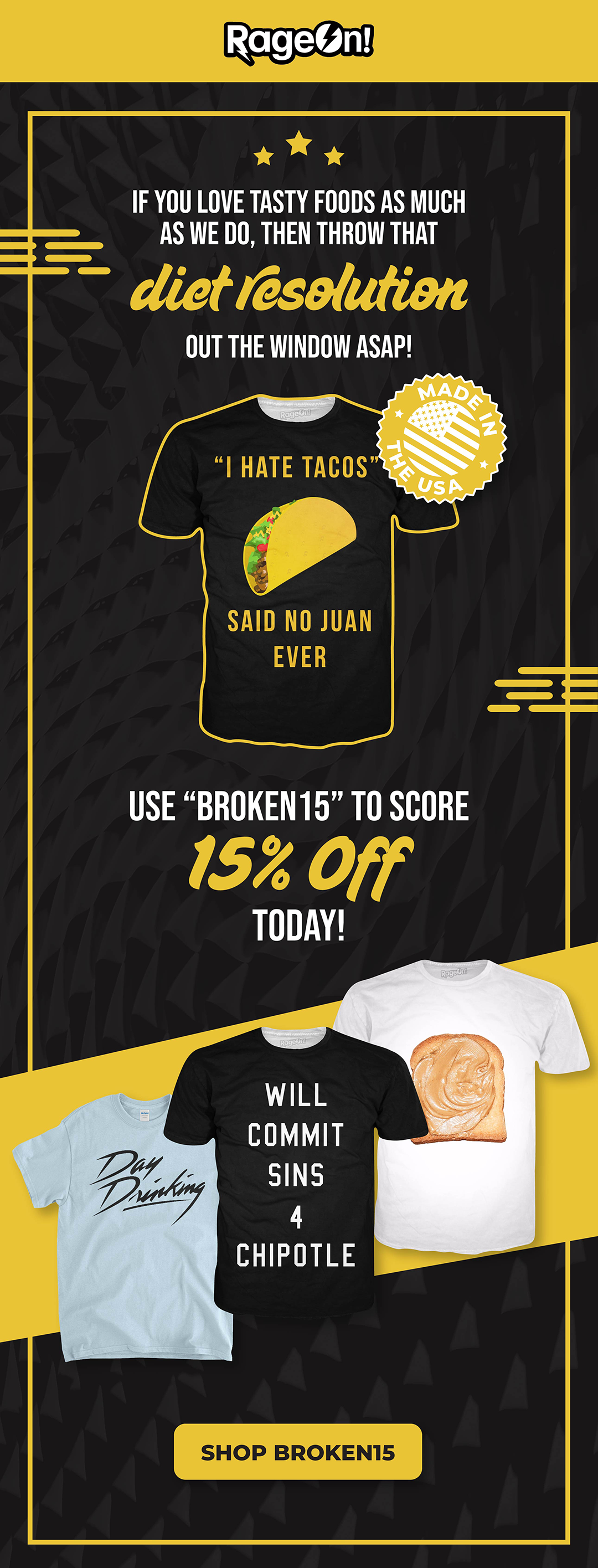 Broken Resolution Diet