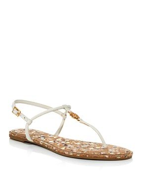 Womens Emmy T-Strap Flat Sandals