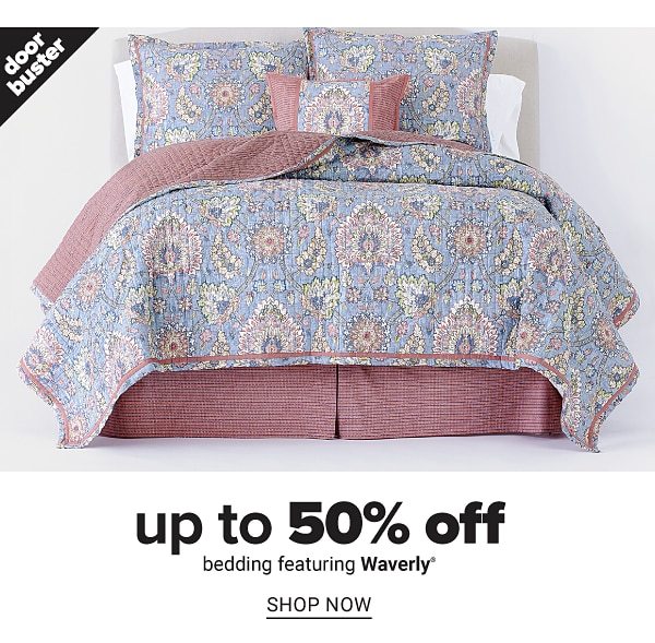 Up to 50% off Bedding feat. Waverly - Shop Now