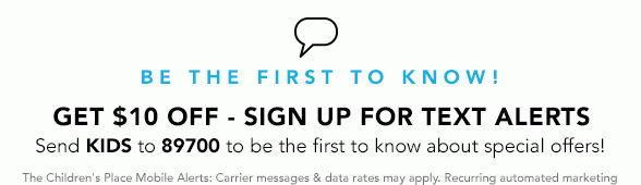 Get $10 Off - Sign Up For Text Alerts