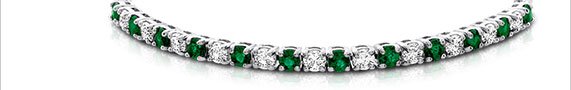 Emerald Bolo Bracelet