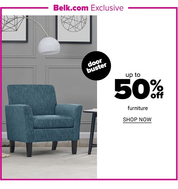 Up to 50% off Furniture - Shop Now