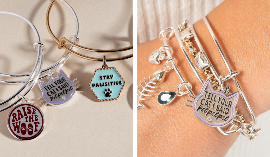 Bling Paw-Pecftion | Honor your favorite cuddle buddy with jewelry inspired by your furry faves. | SHOP NOW