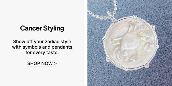 Zodiac Double-Sided Charm Necklace, Cancer | Shop Now