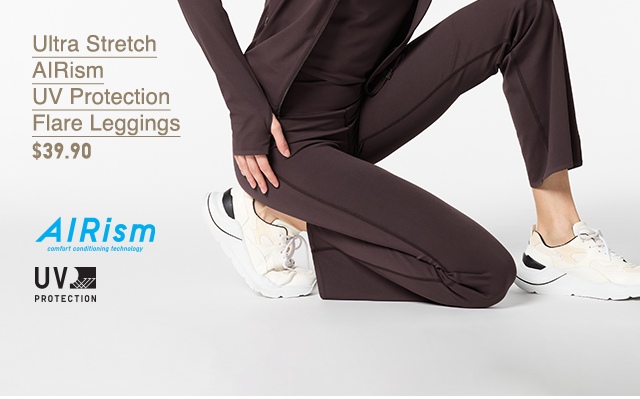 PDP5 - WOMEN ULTRA STRETCH AIRISIM UV PROTECTION FLARE LEGGINGS