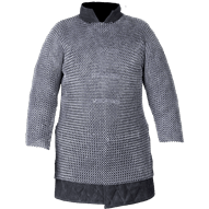 Berengar Long Sleeve Oiled Chainmail Hauberk