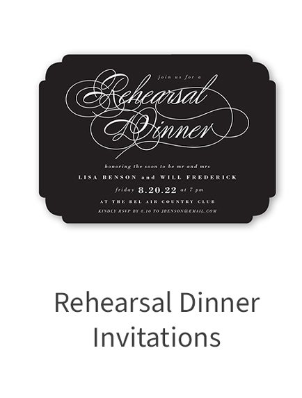 Rehearsal Dinner Invitations