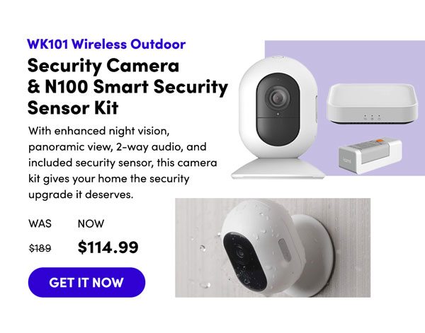 WK101 Wireless Outdoor Security Camera | Get It Now 
