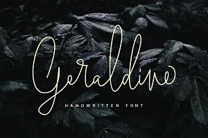 Geraldine | Handwritten Font