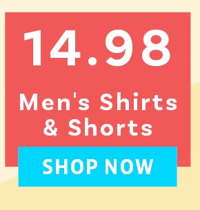 14.98 shirts and shorts