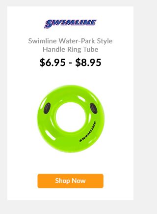 Swimline Water-Park Style Handle Ring Tube
