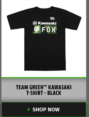 TEAM GREEN™ KAWASAKI T-SHIRT - BLACK