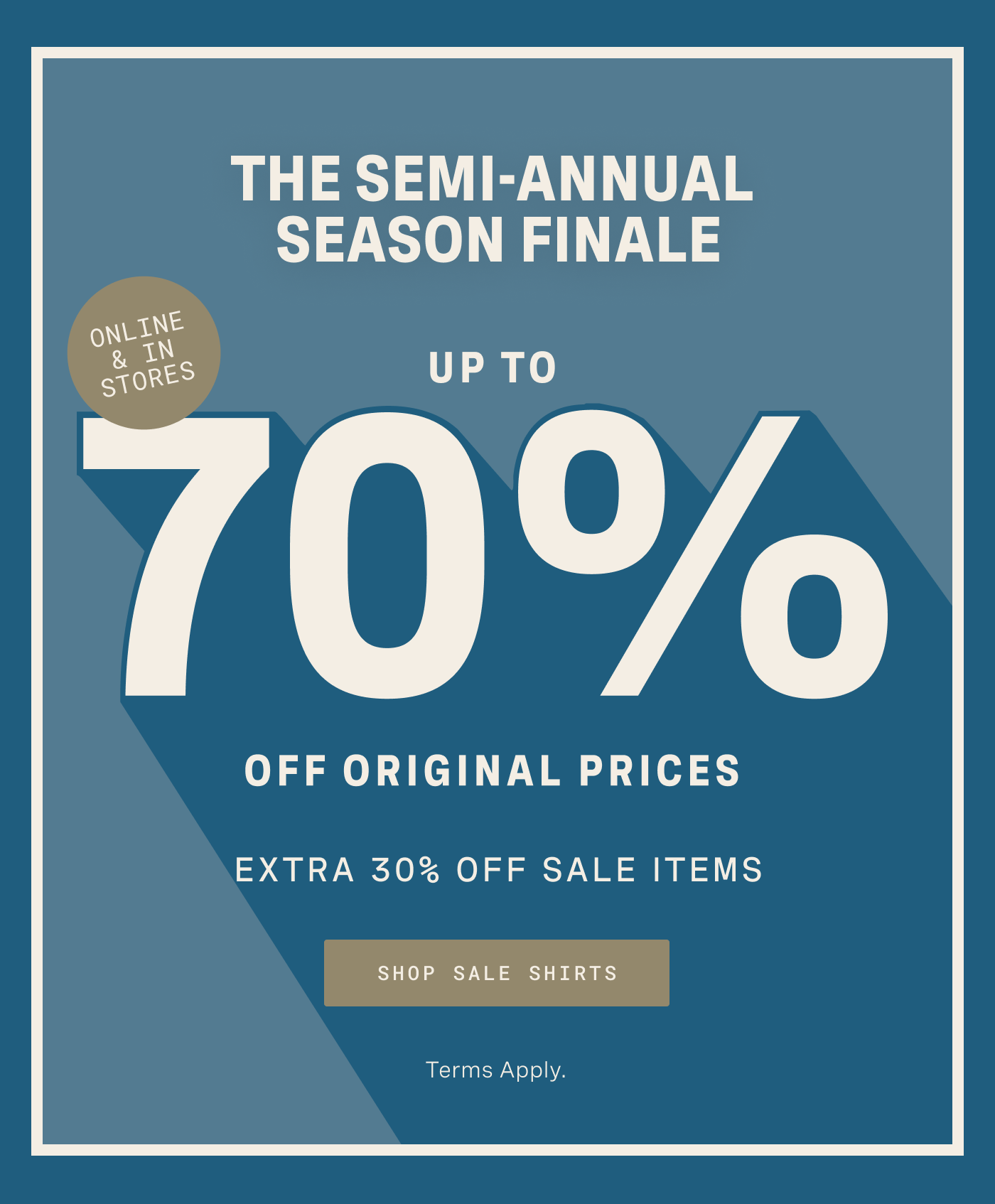 Semi-Annual Clearance Sale