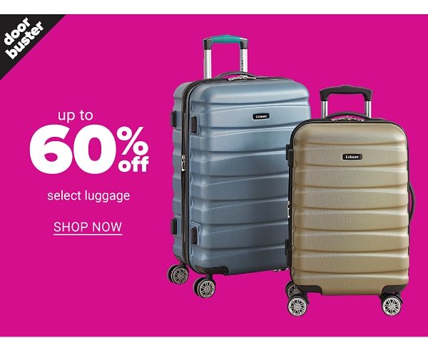 Up to 60% off select Luggage - Shop Now